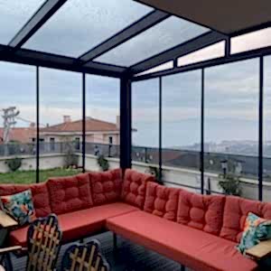 Demonte Katlanır Cam Balkon